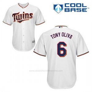 Camiseta Beisbol Hombre Minnesota Twins Tony Oliva 6 Blanco 1ª Cool Base