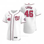 Camiseta Beisbol Hombre Washington Nationals Patrick Corbin Autentico Primera 2020 Blanco