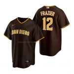 Camiseta Beisbol Hombre San Diego Padres Adam Frazier Replica Road Marron