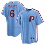 Camiseta Beisbol Hombre Philadelphia Phillies Ryan Howard Replica Azul