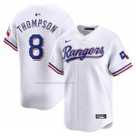 Camiseta Beisbol Hombre Texas Rangers Bubba Thompson Primera Jugador Blanco
