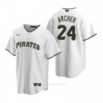 Camiseta Beisbol Hombre Pittsburgh Pirates Chris Archer Alterno Replica Blanco