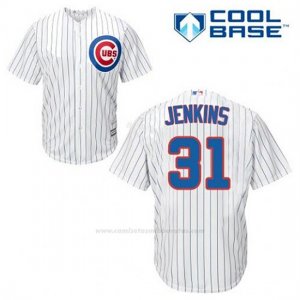Camiseta Beisbol Hombre Chicago Cubs 31 Fergie Jenkins Blanco 1ª Cool Base