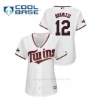 Camiseta Beisbol Mujer Minnesota Twins Jake Odorizzi 2019 Postseason Cool Base Blanco