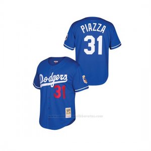 Camiseta Beisbol Nino Los Angeles Dodgers Mike Piazza Cooperstown Collection Mesh Batting Practice Azul