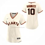 Camiseta Beisbol Mujer San Francisco Giants Casey Schmitt Primera Replica Crema