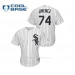 Camiseta Beisbol Hombre Chicago White Sox Eloy Jimenez Cool Base Majestic Home Blanco