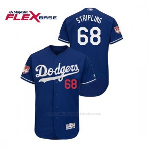 Camiseta Beisbol Hombre Los Angeles Dodgers Ross Stripling 2019 Entrenamiento de Primavera Flex Base Azul