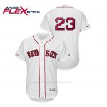 Camiseta Beisbol Hombre Boston Red Sox Michael Chavis Flex Base Autentico Collezione Blanco