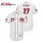 Camiseta Beisbol Hombre Cincinnati Reds Matt Kemp 150th Aniversario Home Flex Base Blanco