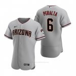 Camiseta Beisbol Hombre Arizona Diamondbacks David Peralta Autentico 2020 Road Gris