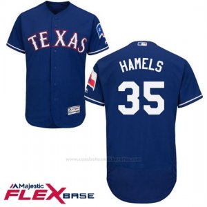 Camiseta Beisbol Hombre Texas Rangers Cole Hamels Autentico Coleccion Flex Base