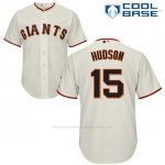 Camiseta Beisbol Hombre San Francisco Giants San Francisco Gaints Tim Hudson Crema Cool Base