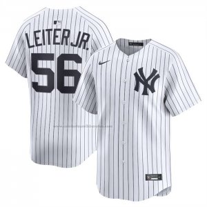 Camiseta Beisbol Hombre New York Yankees Mark Leiter Jr Primera Limited Blanco
