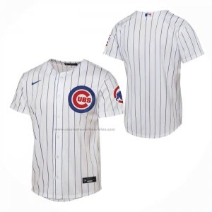 Camiseta Beisbol Nino Chicago Cubs Primera Stadium Blanco