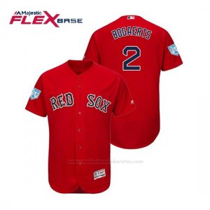 Camiseta Beisbol Hombre Boston Red Sox Xander Bogaerts Flex Base Entrenamiento de Primavera 2019 Rojo