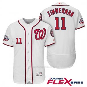 Camiseta Beisbol Hombre Washington Nationals Ryan Zimmerman Blanco 2018 All Star 1ª Flex Base