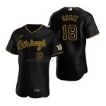 Camiseta Beisbol Hombre Pittsburgh Pirates Ben Gamel Alterno Autentico Negro