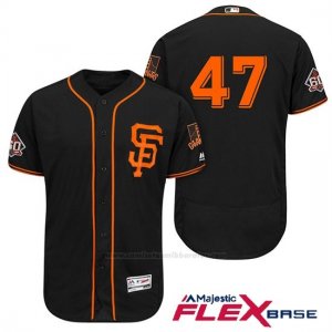 Camiseta Beisbol Hombre San Francisco Giants Johnny Cueto Negro Alterno 60th Season Flex Base