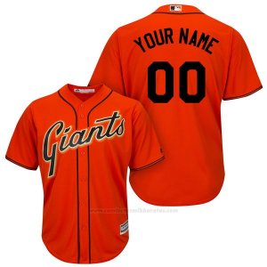 Camiseta Nino San Francisco Giants Personalizada Naranja
