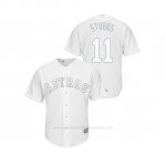 Camiseta Beisbol Hombre Houston Astros Garrett Stubbs 2019 Players Weekend Stubbs Replica Blanco