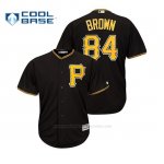 Camiseta Beisbol Hombre Pittsburgh Pirates Antonio Brown Cool Base MLB Crossover Negro