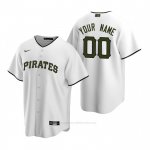 Camiseta Beisbol Hombre Pittsburgh Pirates Personalizada Alterno Replica Blanco