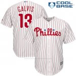 Camiseta Beisbol Hombre Philadelphia Phillies Frojody Galvis Blanco Cool Base