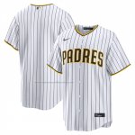 Camiseta Beisbol Hombre San Diego Padres Primera Replica Blanco1