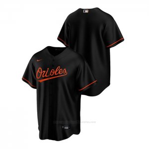 Camiseta Beisbol Hombre Baltimore Orioles Replica Alterno Negro