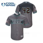 Camiseta Beisbol Hombre Arizona Diamondbacks 2019 Jackie Robinson Day Cool Base Gris