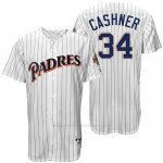 Camiseta Beisbol Hombre San Diego Padres Andrew Cashner Blanco Turn Back The Clock