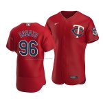 Camiseta Beisbol Hombre Minnesota Twins Aaron Sabato Autentico Alterno Rojo