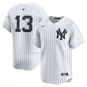 Camiseta Beisbol Hombre New York Yankees Jazz Chisholm Jr. Primera Limited Blanco