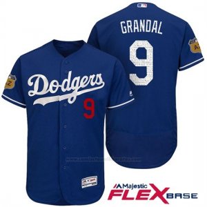 Camiseta Beisbol Hombre Los Angeles Dodgers Yasmani Grandal 2017 Entrenamiento de Primavera Flex Base Jugador