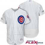 Camiseta Beisbol Hombre Chicago Cubs 2017 Postemporada Blanco Flex Base