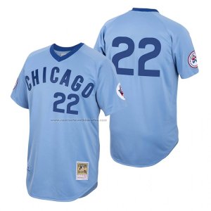 Camiseta Beisbol Hombre Chicago Cubs Jason Heyward Autentico 1976 Cooperstown Azul