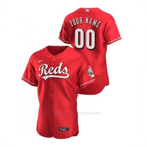 Camiseta Beisbol Hombre Cincinnati Reds Personalizada Autentico Alternato Rojo