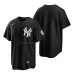 Camiseta Beisbol Hombre New York Yankees Replica 2021 Negro