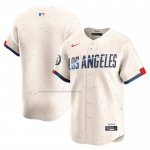 Camiseta Beisbol Hombre Los Angeles Dodgers City Connect Limited Crema