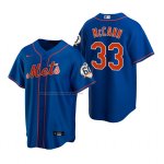 Camiseta Beisbol Hombre New York Mets James Mccann Alterno Azul
