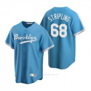 Camiseta Beisbol Hombre Los Angeles Dodgers Ross Stripling Cooperstown Collection Alterno Azul