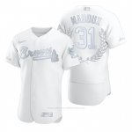 Camiseta Beisbol Hombre Atlanta Braves Greg Maddux Awards Collection NL Cy Young Blanco