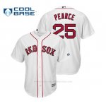 Camiseta Beisbol Hombre Chicago White Sox Steve Pearce Cool Base Official 1ª Blanco