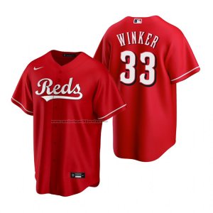 Camiseta Beisbol Hombre Cincinnati Reds Jesse Winker Replica Rojo