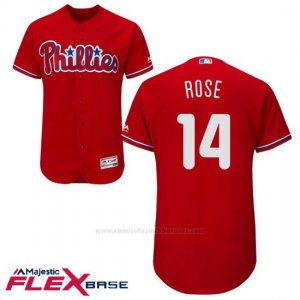 Camiseta Beisbol Hombre Philadelphia Phillies Pete Rose Rojo Flex Base
