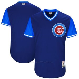 Camiseta Beisbol Hombre Chicago Cubs Players Weekend 2017 Personalizada Azul