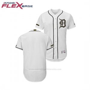 Camiseta Beisbol Hombre Tigers 2018 Dia de los Caidos Flex Base Blanco