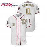 Camiseta Beisbol Hombre Washington Nationals Ryan Zimmerman 2019 Gold Program Flex Base Blanco