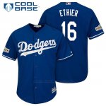 Camiseta Beisbol Hombre Los Angeles Dodgers 2017 Postemporada Andre Ethier Cool Base